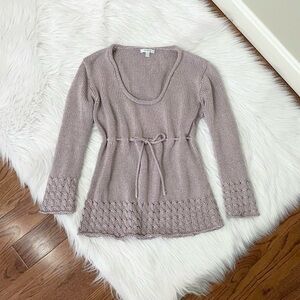 Vintage Y2K Un Deux Trois Purple Babydoll Sweater